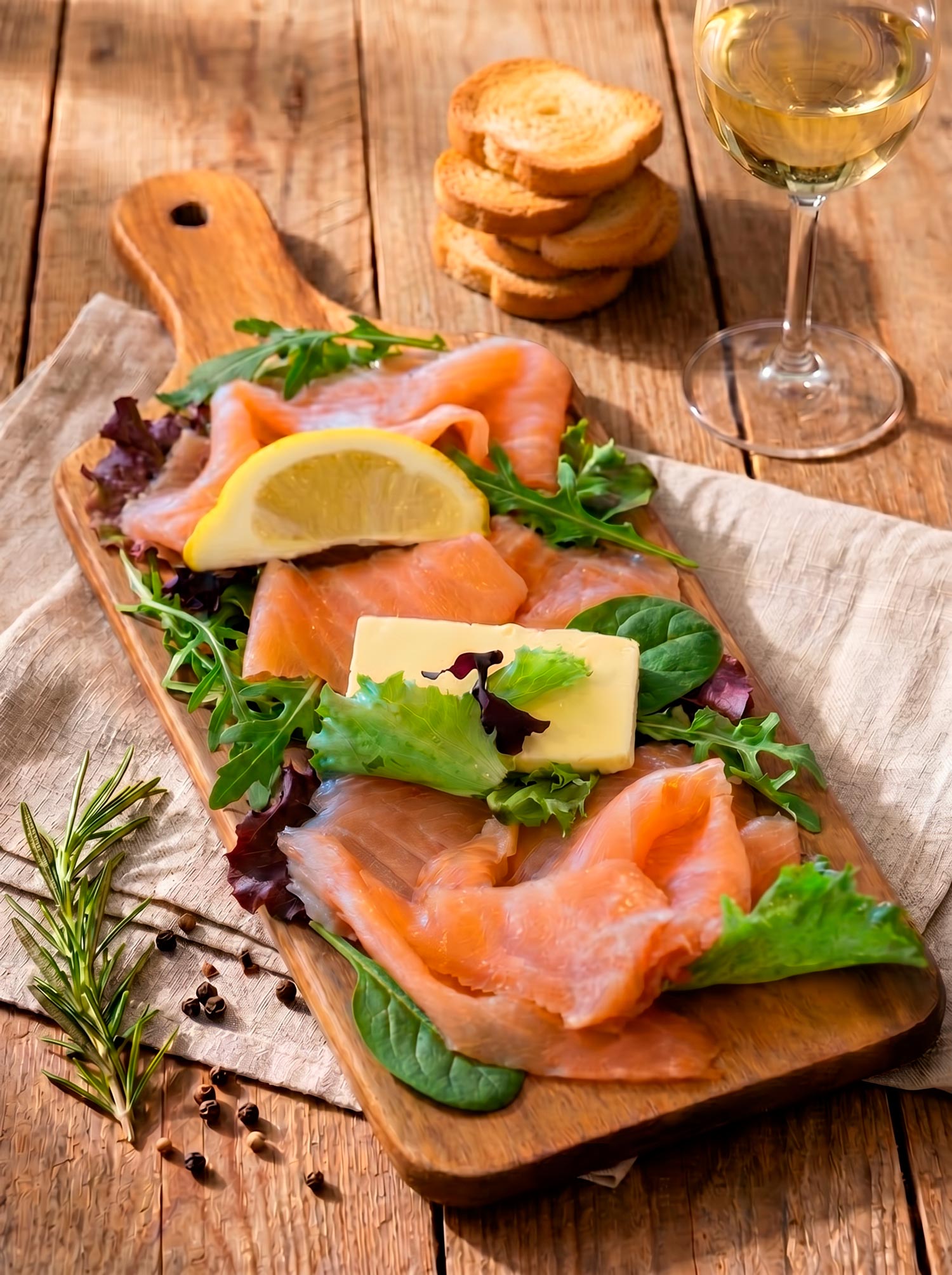 Planche saumon